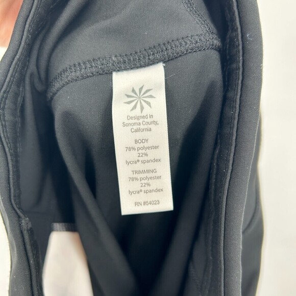 ATHLETA Disco Geo Sonar Cropped Workout Athletic Leggings Size Small - Picture 8 of 8